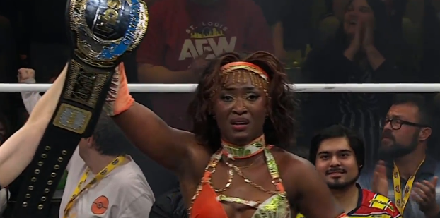 Queen Aminata Defeats Persephone To Win TBS Championship On AEW Fright ...