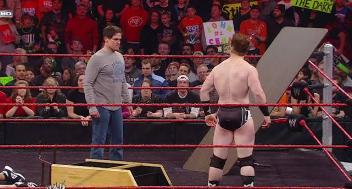 Mark Cuban Says He Was Sore For Two Weeks After Sheamus Table Bump On WWE Raw