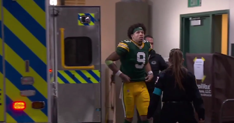 Christian Watson Felt Like He Was Watching WWE During His Ambulance Return On Thursday Night Football